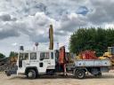 Volvo FL611 vasúti szerelőkosaras darus teherautó