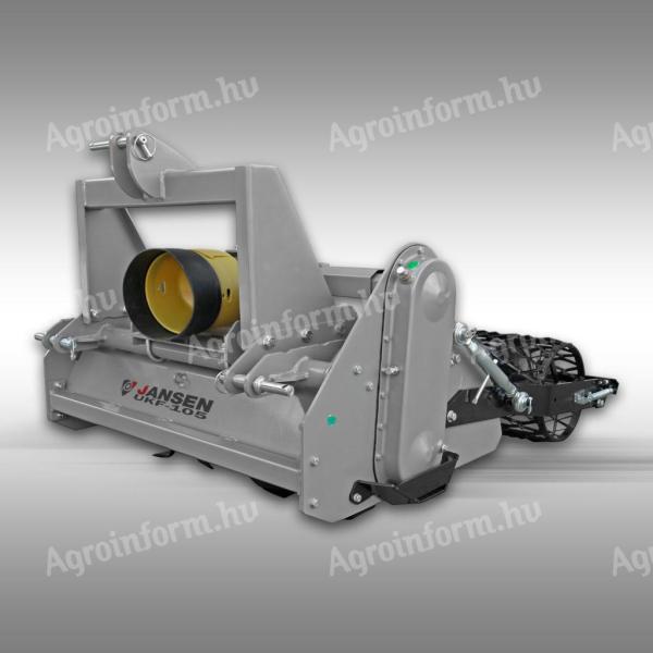 JANSEN Fordított Torgású Talajmaró UKF-105 Traktor Földelőrúd,  Aprító Henger,  1,05 m