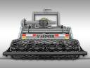 JANSEN Fordított Torgású Talajmaró UKF-105 Traktor Földelőrúd,  Aprító Henger,  1,05 m