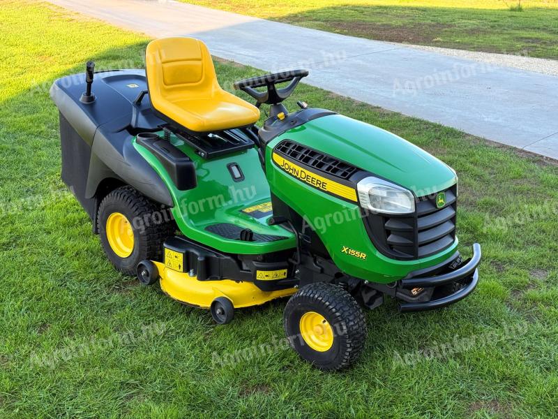 John Deere X155R fűnyíró traktor új állapotban