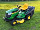John Deere X155R fűnyíró traktor új állapotban