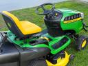 John Deere X155R fűnyíró traktor új állapotban