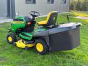 John Deere X155R fűnyíró traktor új állapotban