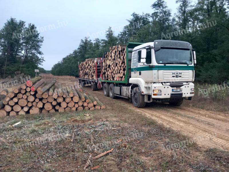 Man Tga 6x6 darus teherautó(rönkszállító)
