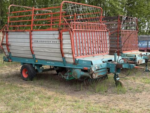 STEYR 802 2 m³-es hamszter,  rendfelszedő kocsi