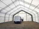Eladó akciós 12,2 m × 18,3 m × 7,01 méteres ház alakú raktársátor