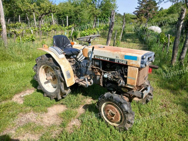 Eladó japán kistraktor Mitsubishi Kumiai ST1540