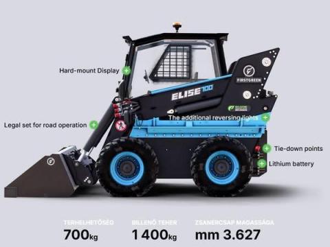 Elise 700 Elektromos rakodógép Elise 700 Elektromos rakodógép