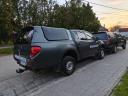 Honvédségi katonai Mitsubishi L200 4x4 pickup zöld csörlő diffizáras vonóhorog: 2700 kg