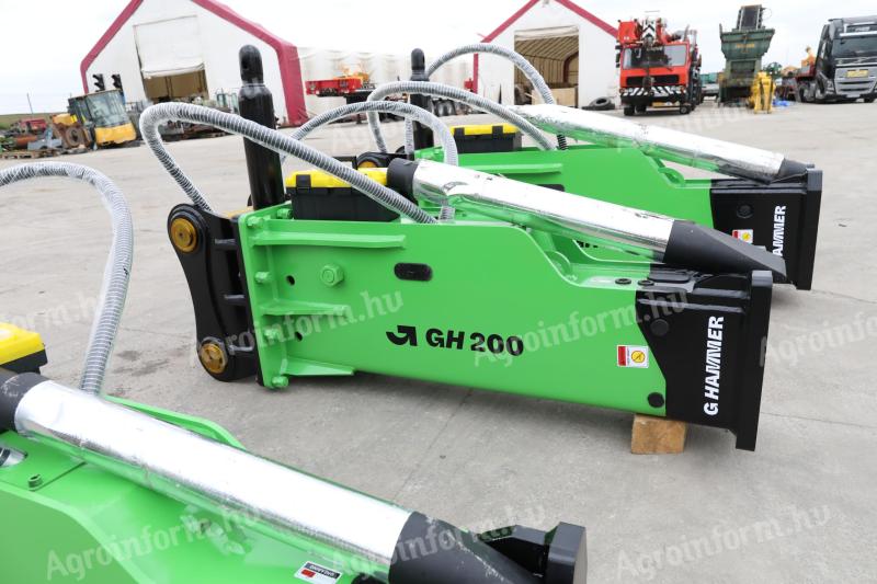 G HAMMER GH200 (2025-ös modell) hidraulikus bontókalapács