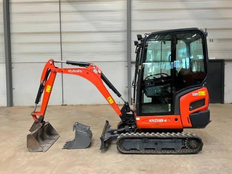 Kubota KX 018-4 / 2019 / 1 656 üzemóra / Lízing 20%-tól