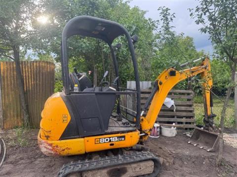 JCB 8018 CTS MINIKOTRÓGÉP,  JÓ ÁLLAPOTBAN ELADÓ. 2014 -ES ÉVJÁRAT,  2270 ÜZEMÓRA. 1.8 TONN JCB 8018 CTS MINIKOTRÓGÉP,  JÓ ÁLLAPOTBAN ELADÓ. 2014 -ES ÉVJÁRAT,  2270 ÜZEMÓRA. 1.8 TONN