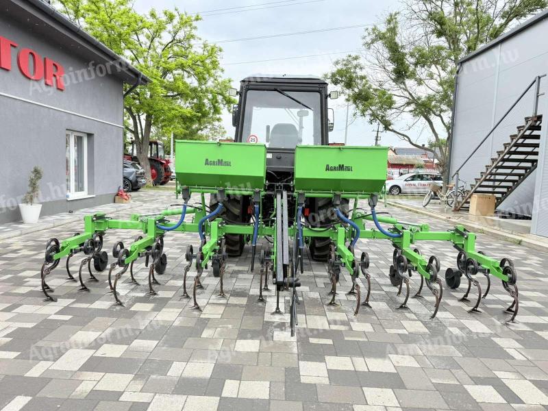 AGRIMETAL 6 SOROS SZEMES SORKÖZMŰVELŐ MŰTRÁGYA TARTÁLYAL RAKTÁRKÉSZLETRŐL