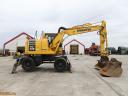 Komatsu PW148-10 gumikerekes kotrógép