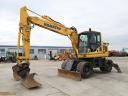 Komatsu PW148-10 gumikerekes kotrógép