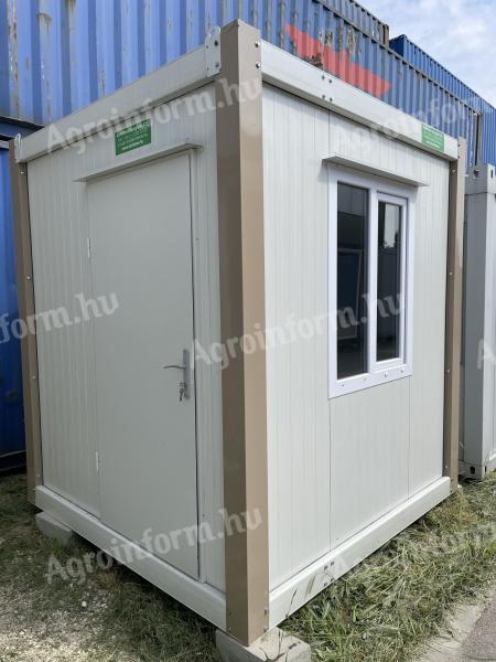Őrkonténer,  könnyűszerkezetes kivitelben