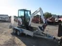 Bobcat E 19 + Unsinn 3618-35-14 / 2023 / 363 üzemóra / Lízing 20%-tól