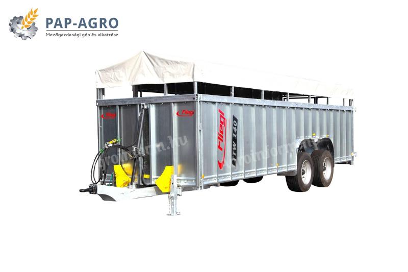 Fliegl TTW 140 tandem állatszállító pótkocsi