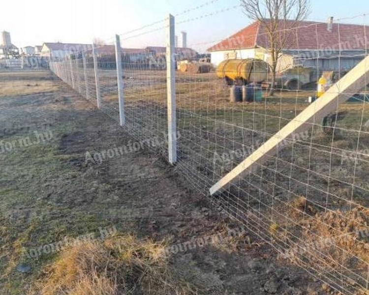 Kerítés a gyártótól: vadháló,  drótfonat,  drótháló,  oszlop,  kapu,  huzal