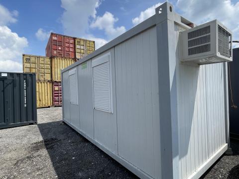 20' jó állapotú használt irodakonténer klímával 20' jó állapotú használt irodakonténer klímával