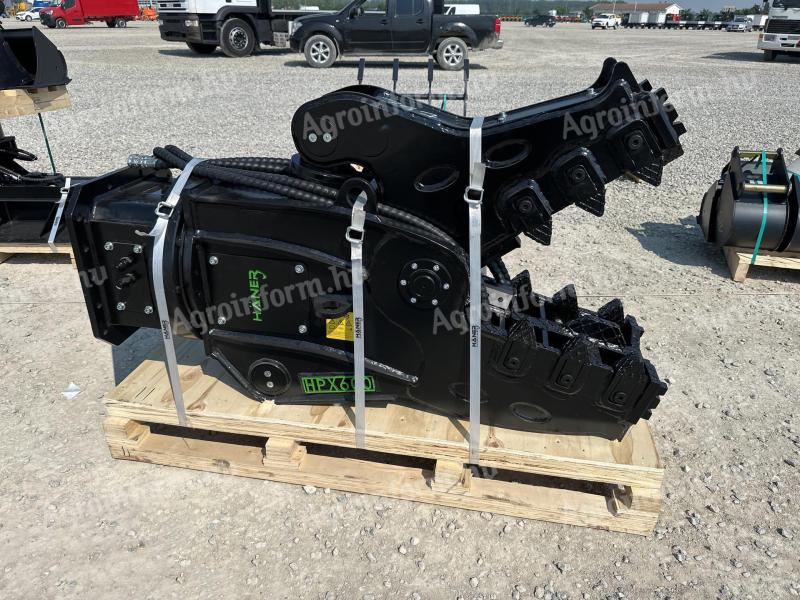 ÚJ Haener HPX600 bontóolló-pulverizátor