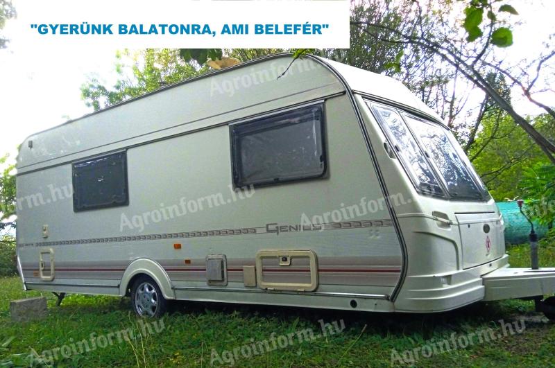 Coachman lakókocsival gyerünk Balatonra,  ami belefér