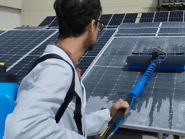 Akkumulátoros napelem tisztító szett PÁLYÁZHATÓ!