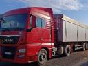 MAN TGX 18.440 + gabonaszállító félpótkocsi (55 m³)