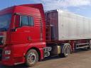 MAN TGX 18.440 + gabonaszállító félpótkocsi (55 m³)