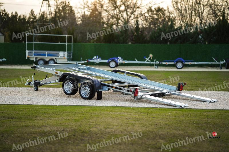 Új Martz autószállító (2000 kg) utánfutó csak bruttó 1.525.000 Ft