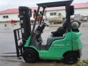 Mitsubishi KFGE15T-KF2D targonca eladó 1,5 tonna,  benzines/gázos