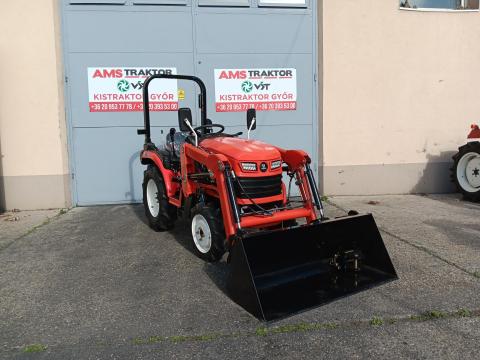 Új AMS B2-2501 szervokormányos, összkerekes, 25 Le-s kistraktor levehető homlokrakodóval Új AMS B2-2501 szervokormányos, összkerekes, 25 Le-s kistraktor levehető homlokrakodóval