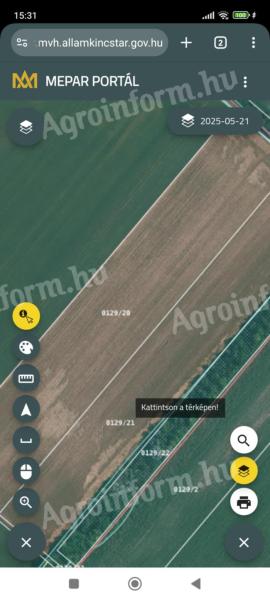 Eladó szántóföld Zsámbék külterületén
