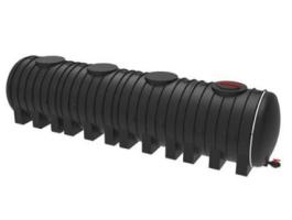 NITROSOLOS - 10 600 literes műanyag talpas szállítótartály hullámtörővel,  csappal