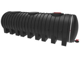  NITROSOLOS - 8100 literes műanyag talpas szállítótartály hullámtörővel,  csappal 