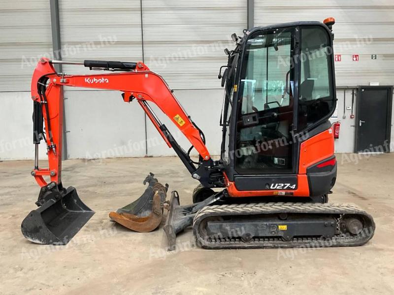 Kubota U 27-4 HI / 2018 / 1 541 üzemóra / Lízing 20%-tól