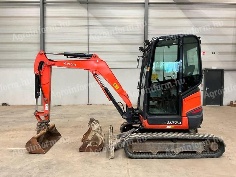 Kubota U 27-4 / 2017 / 1 703 üzemóra / Lízing 20%-tól