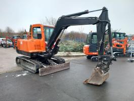 Volvo EC65 gumihevederes forgókotró