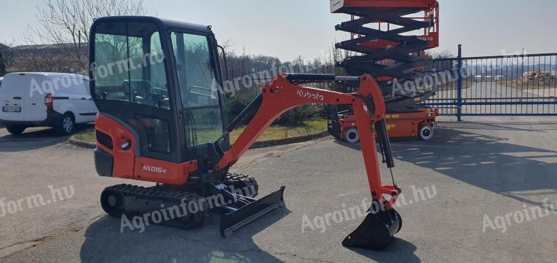 Kubota KX 016-4 gumihevederes forgókotrógép