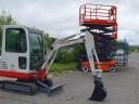Takeuchi TB016 gumihevederes forgókotró gép