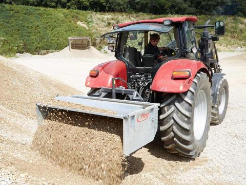 Fliegl hátsó és billenő kanál mobil fallal