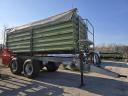 FLIEGL TDK 255 tandem,  három oldalra billentő pótkocsi