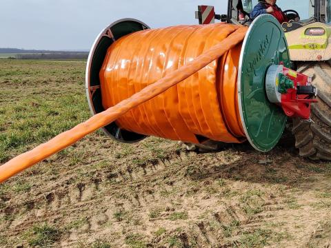 SlurryKat függesztett tömlőhordozó dob - front- és hátsófüggesztésre