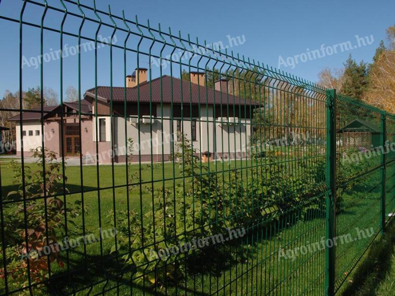 3D táblás kerítés panel,  vadháló,  drótfonat,  oszlop,  kapu,  kerítéspanel
