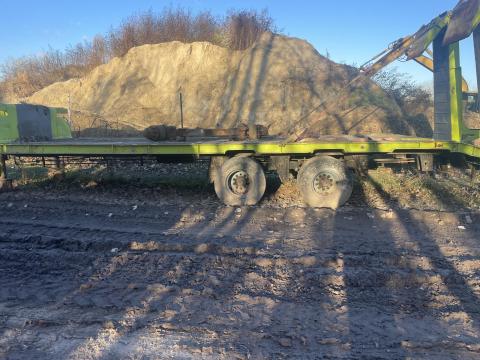 Gépszállító Pótkocsi Nyerges Gépszállító Pótkocsi Nyerges