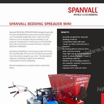 Spanvall BEDDING SPREADER MINI /Alomszóró gép