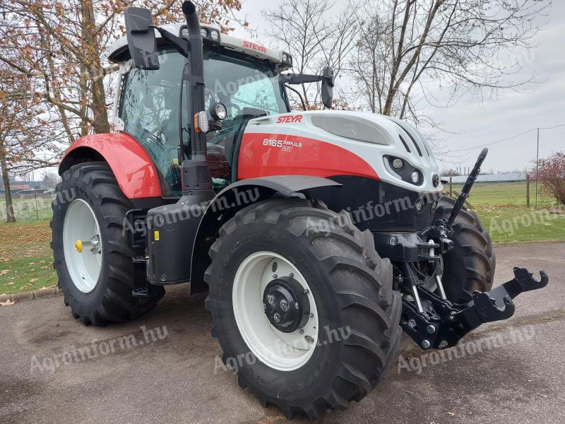 STEYR IMPULS CVT 6165 traktor 185LE kiemelkedő felszereltséggel a MAGTÁR KFT-től