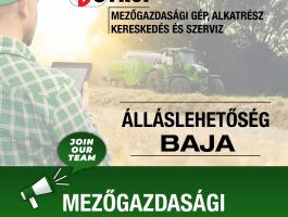 Mezőgazdasági használtgép-értékesítő - BAJA