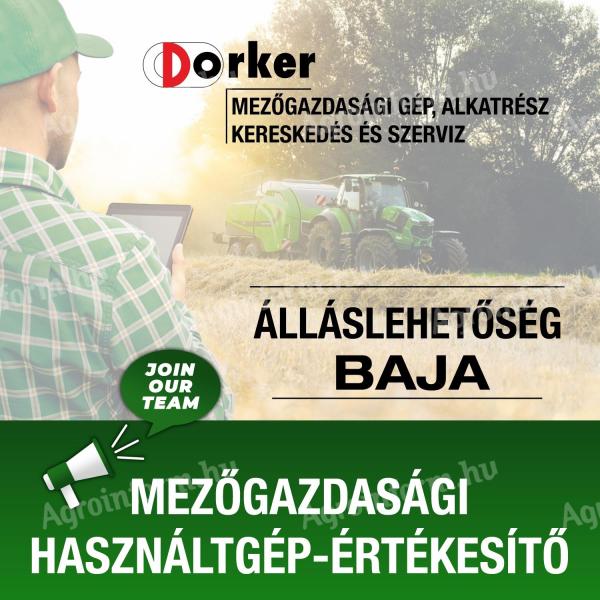 Mezőgazdasági használtgép-értékesítő - BAJA