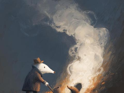 Vakondriasztó füst,  vadriasztó,  vakond